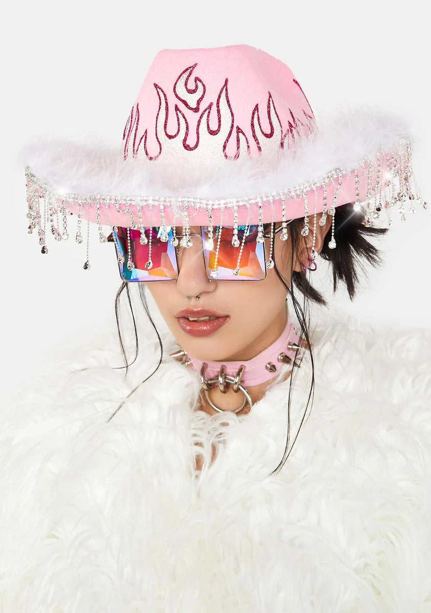 Sweet Devil's Inferno Flame Cowboy Hat