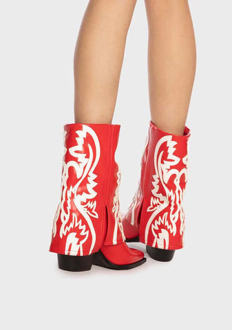 Red Esperanza Cowboy Boots