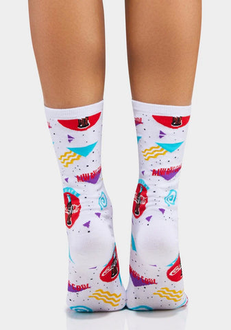 90s Coca Cola Crew Socks