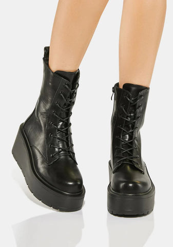 Talos Platform Combat Boots