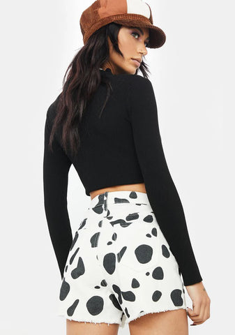 Out To Pasture High Waist Shorts