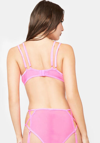 The Bright Side Mesh Lingerie Set