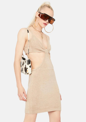 Lost In The Crowd Cut Out Mini Dress