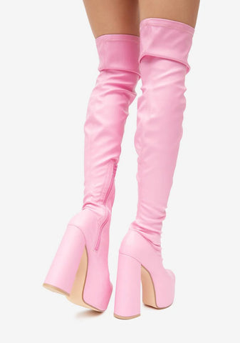 Pink Havasu Platform Boots