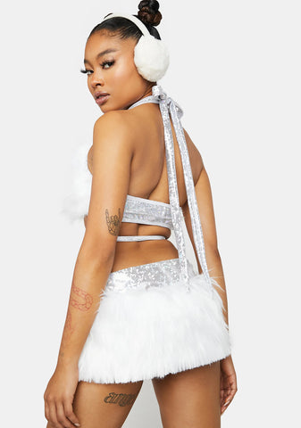 Pink Hype Hologram Light-Up Skirt