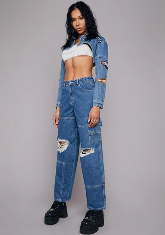 Outlast The Rest Boyfriend Jeans
