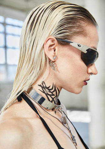 Darker Wavs Flame Earring