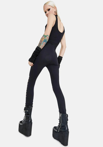 Laser Visions Sleeveless Jumpsuit