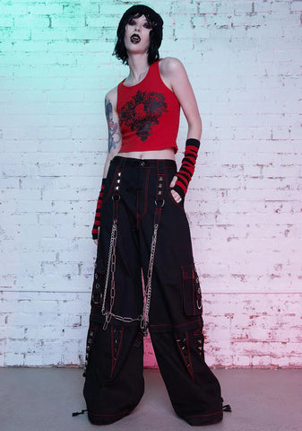 Love Never Dies Graphic Crop Tank