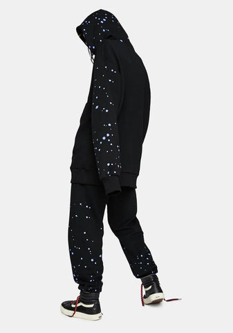 x Polaroid Spray Black Sweatpants