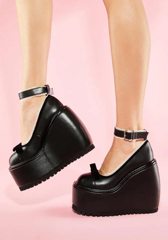 All Fall Down Wedge Mary Janes