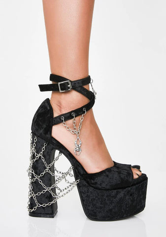 Death Trap Platform Heels