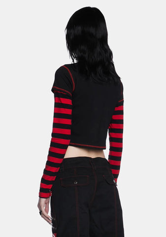 Snooze You Later Crop Top