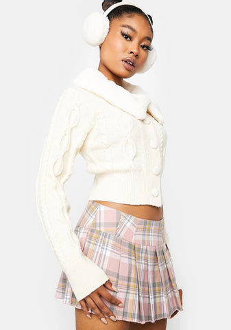 Hold Me Tightly Faux Fur Cardigan