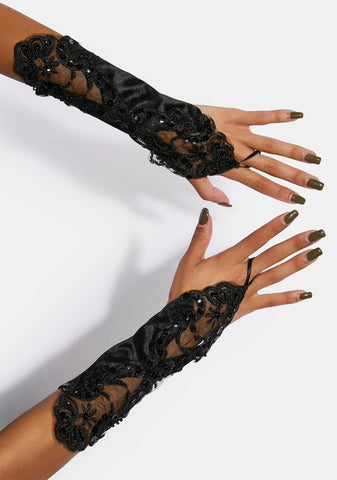 Night Dear Sugar Lace Arm Sleeves