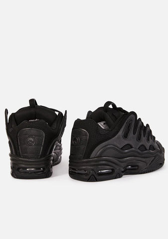 Solid Black D3 2001 Skate Shoes