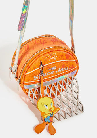 Space Jam Tweety Basketball Crossbody Bag