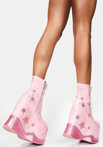 She's Invincible Platform Boots