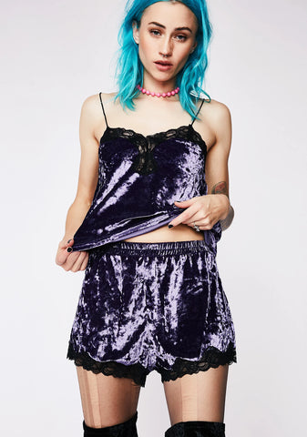 Nightwatch Velvet Shorts
