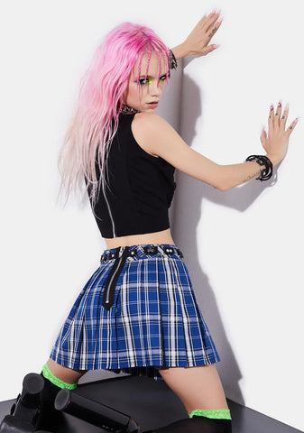 Idol Generation Safety Pin Corset Top