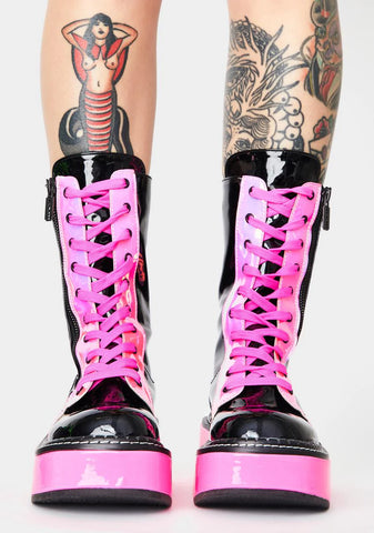Candy Electric Fusion UV Platform Boots