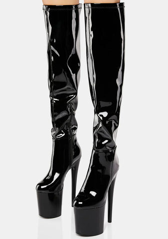 Vixen-01 Platform Thigh High Boots