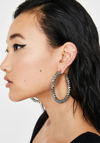 Absolute Boss Hoop Earrings