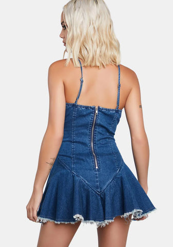 Denim Maximized Pleasure Mini Dress