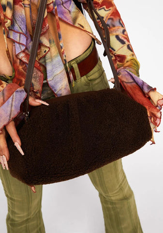 Compatible Brown Teddy Clutch