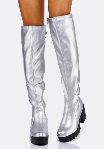 Platinum Brewed Alchemy Knee High Boots