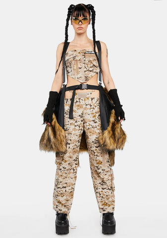 Desert Camo Tactical Bandana Top