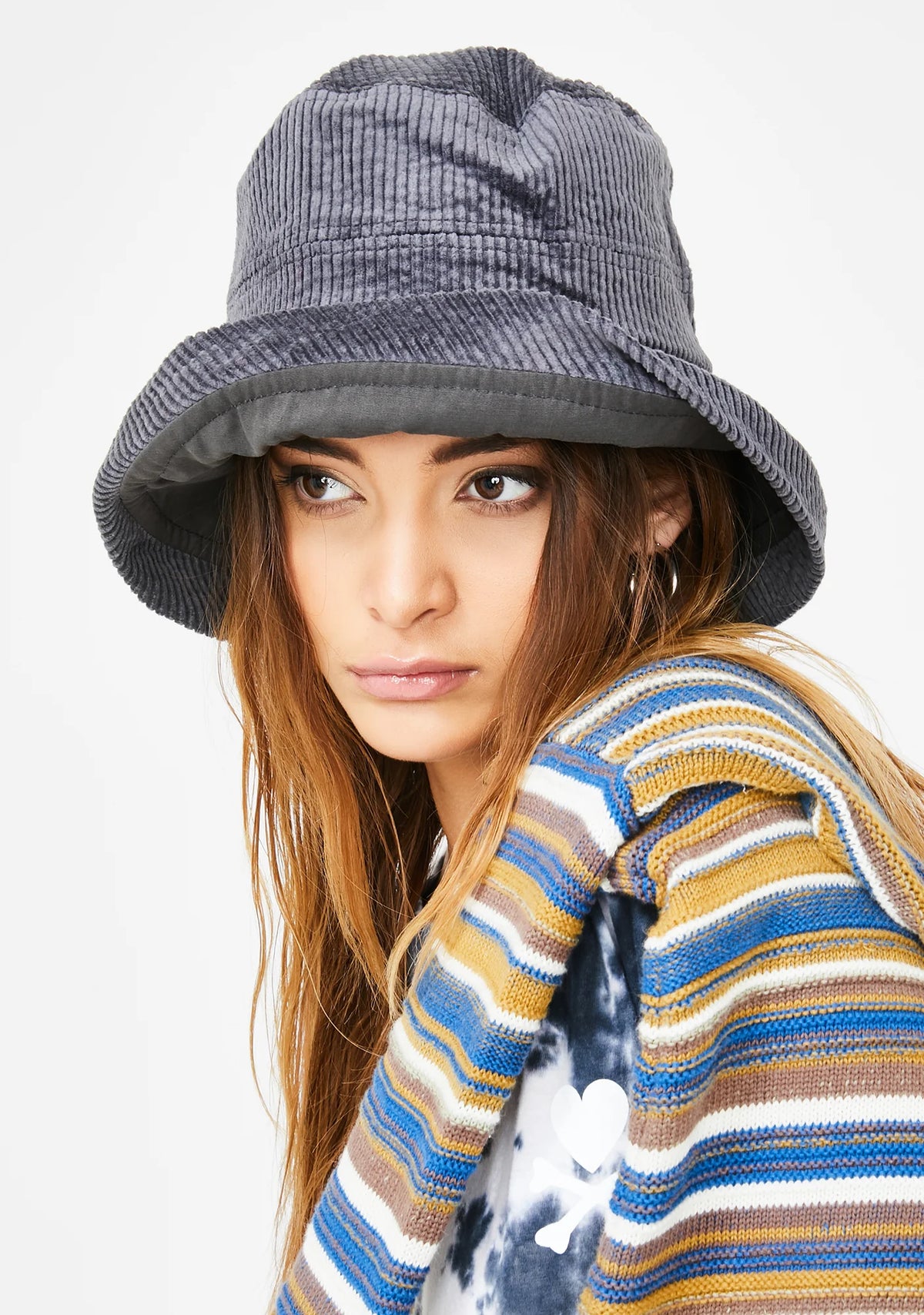 Moody Mornings Corduroy Bucket Hat