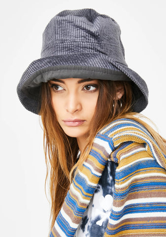 Moody Mornings Corduroy Bucket Hat