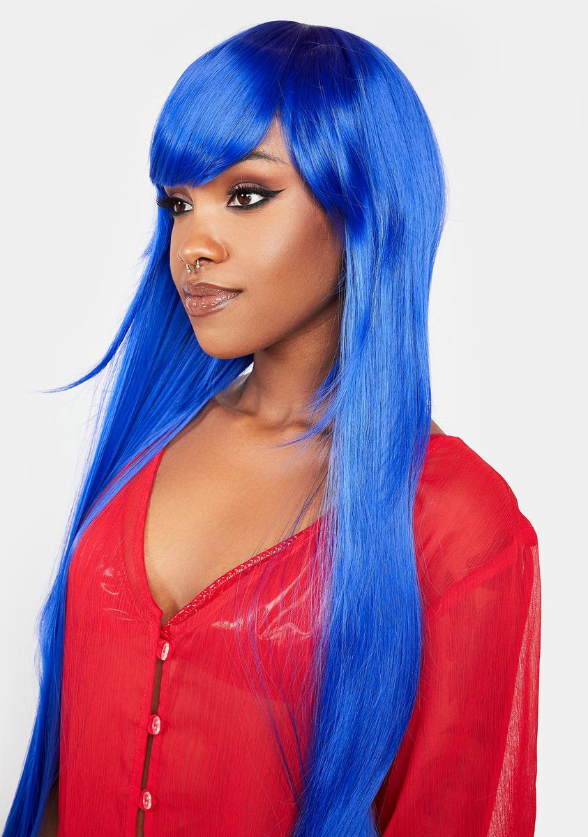 Blue Wig
