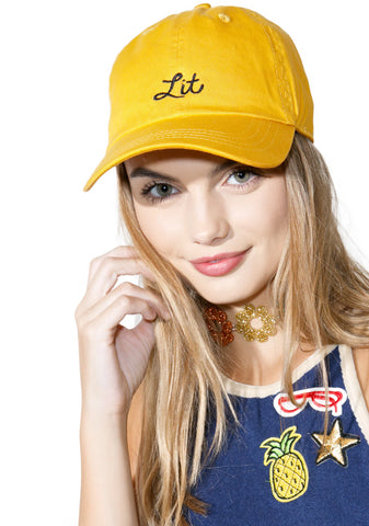 Lemon Lit Cap