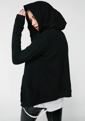 Oversized Hooded Cardigan