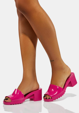 Pink Posh Sandal Heels