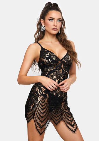 Midnight Rose Luxuria Babydoll Set