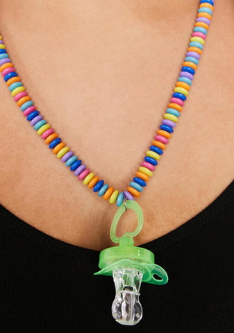 Sugar Baby Light Up Pacifier Necklace