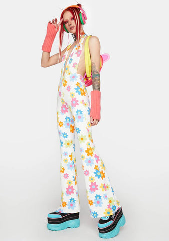 Ivory Bouncing Back Floral Jumpsuit