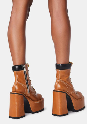 Lady Boss Combat Boots