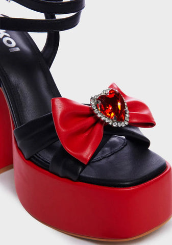 x Dolls Kill Devoted Princess Platform Heels