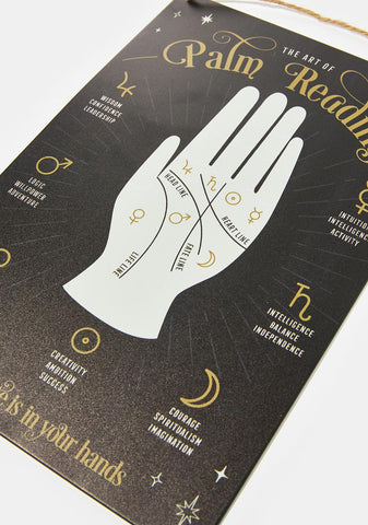 Fate In Your Hands Metal Sign