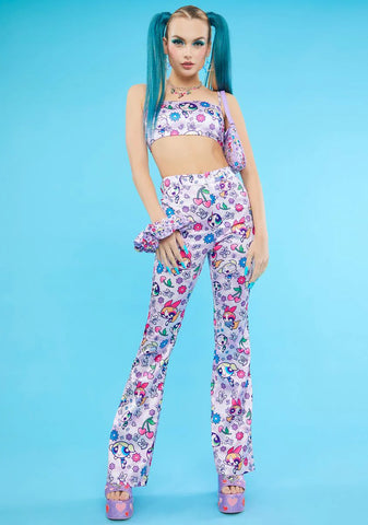 Little Angels Satin Flare Pants