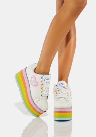 Lala Care Bears Platform Sneakers