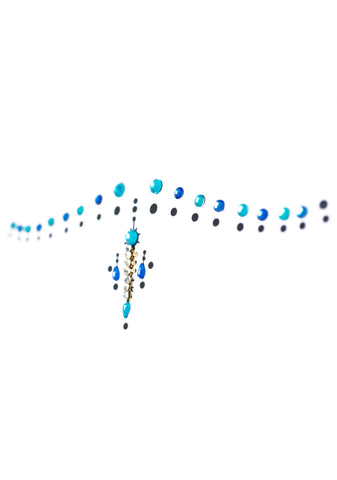 Blue Lorelie Face Jewels