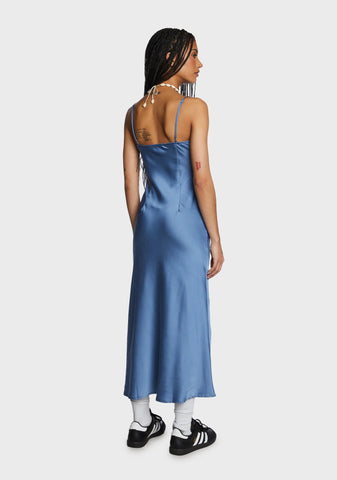 Special Place Midi Dress - Blue