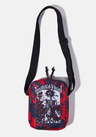 Grateful Dead Bertha Skeleton Crossbody Bag