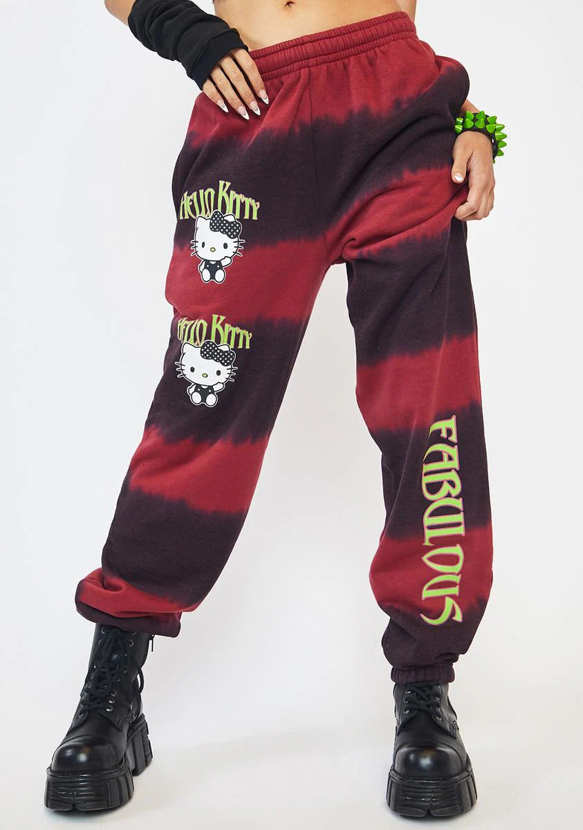 Hello Kitty Fabulous Tie Dye Joggers