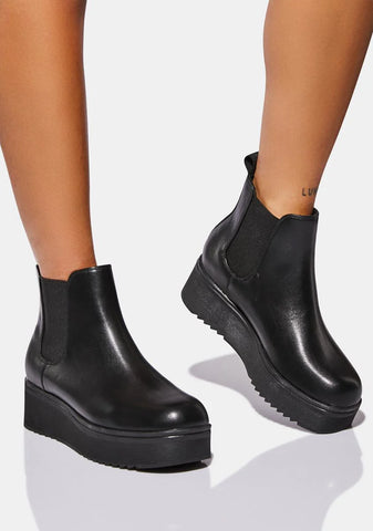 Sunda Class Platform Chelsea Boots